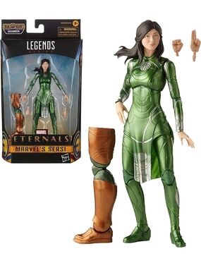 Hasbro Marvel Legends Sersi Action Figure - Green and Gold Accents